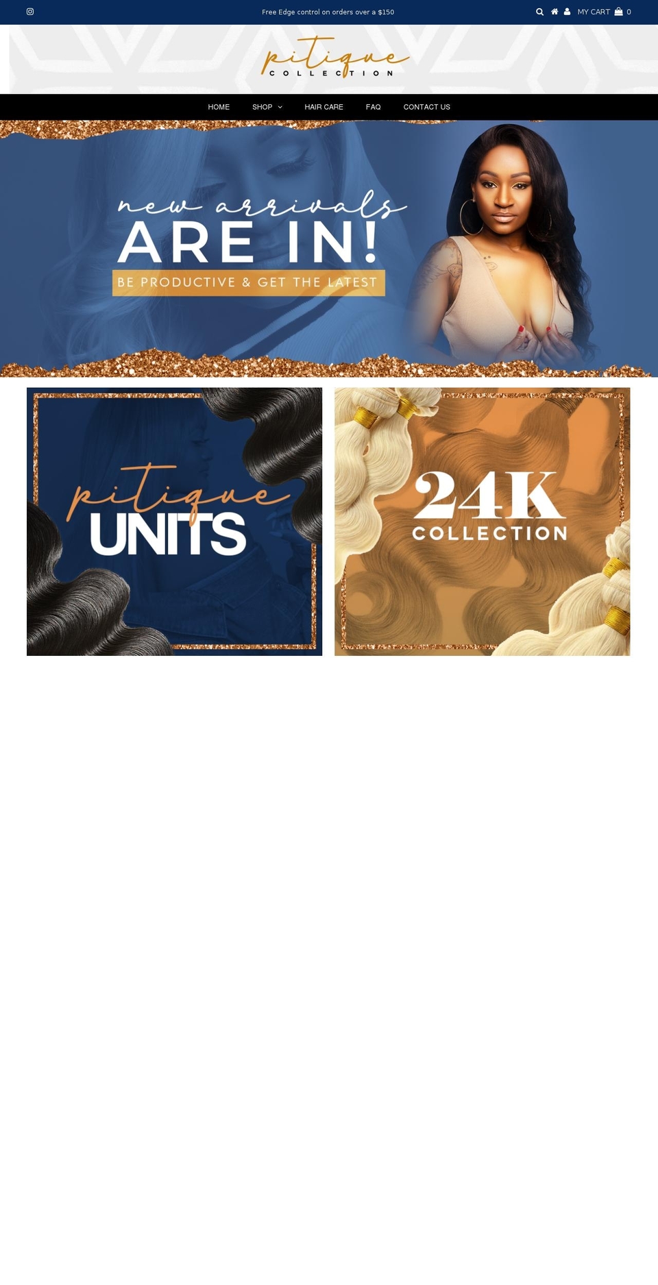 pitiquecollection.com — Shopify storefront screenshot