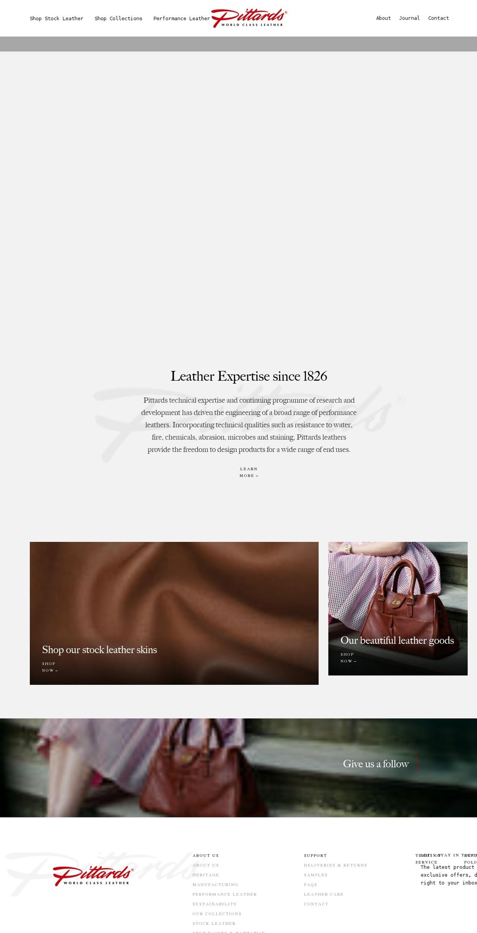 Lionhouse Various Updates Shopify theme site example pittards.com