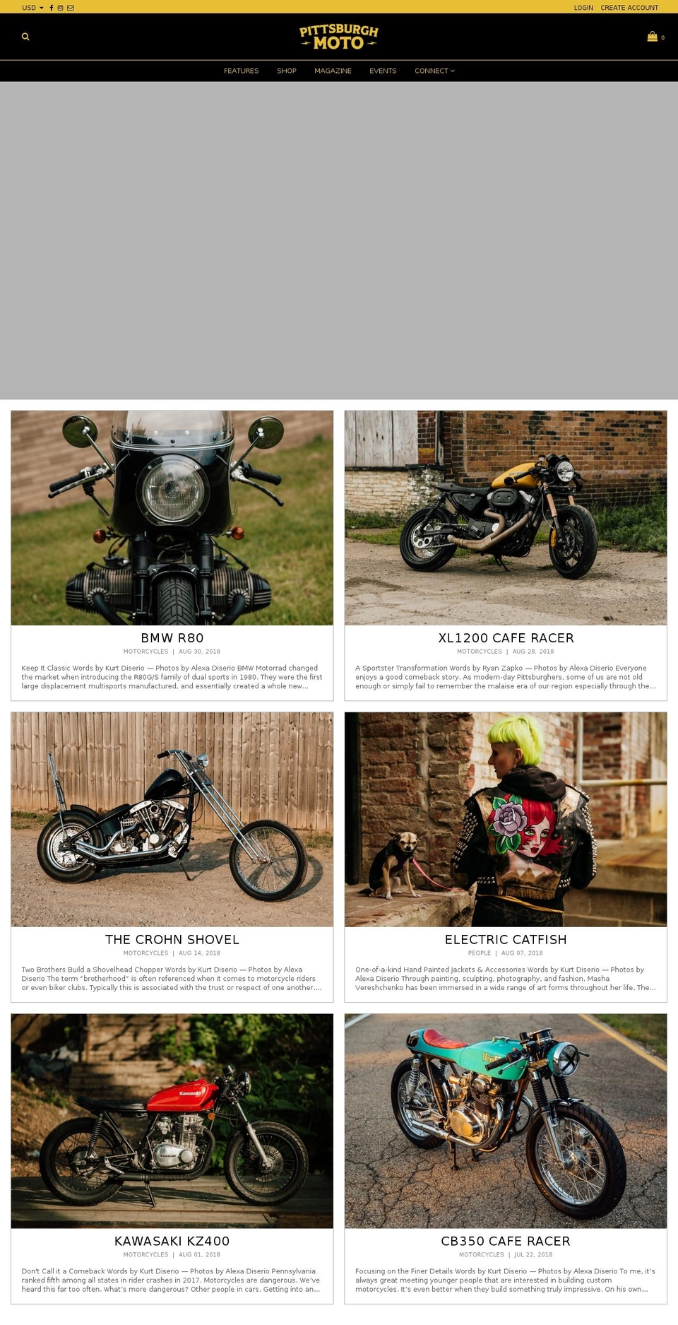 pittsburghcustoms.com — Shopify storefront screenshot