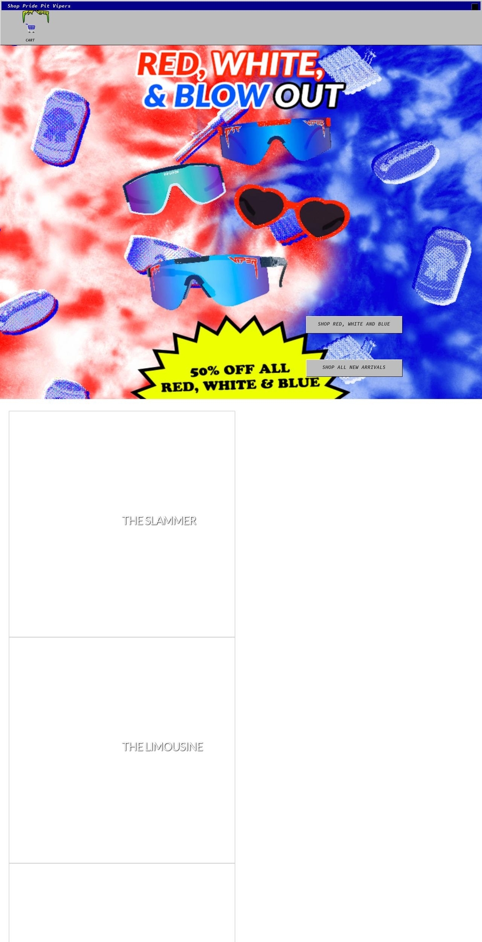 pitviper.com shopify website screenshot