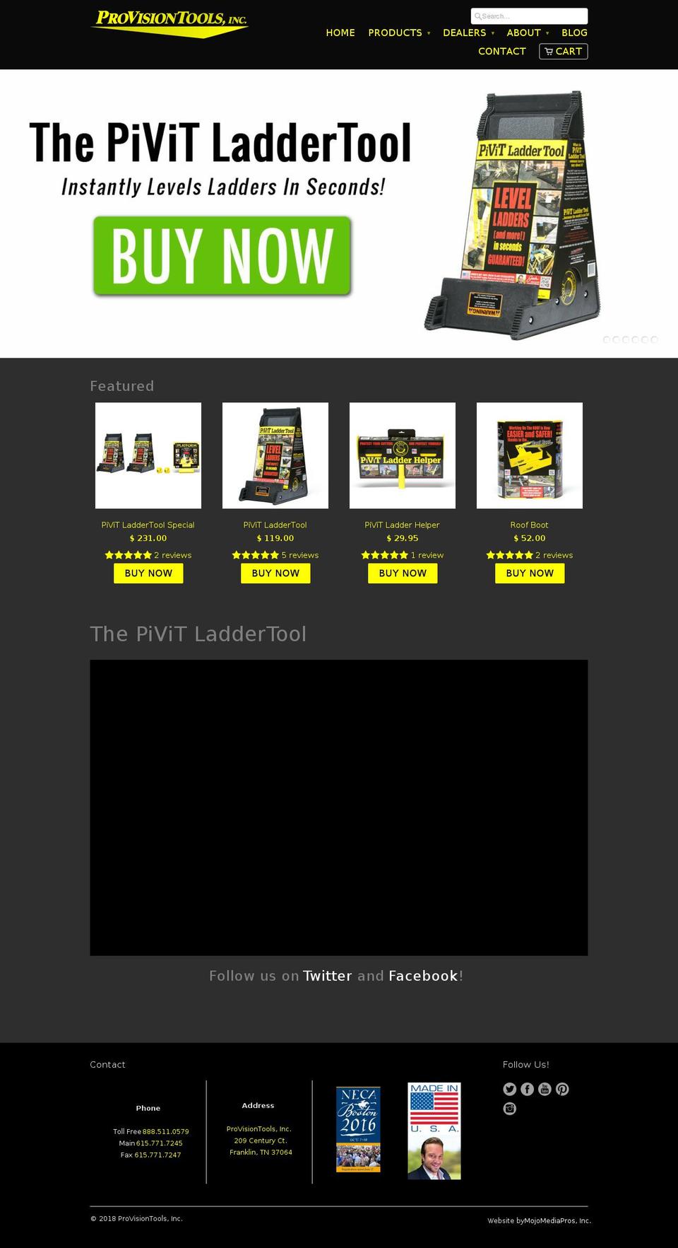 pivottool.com — Shopify storefront screenshot