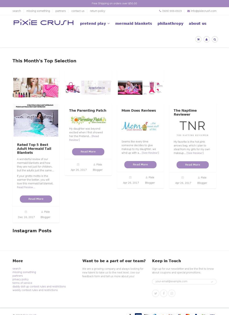 pixecrush.com — Shopify storefront screenshot