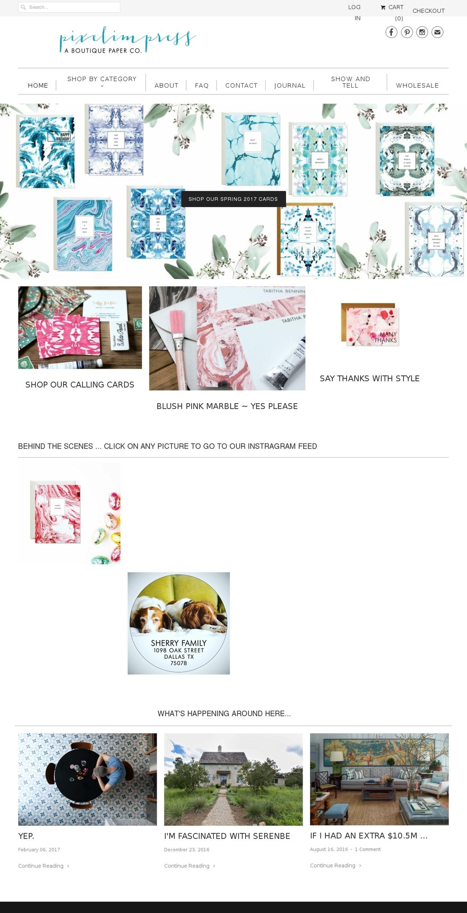 pixelimpress.com shopify website screenshot