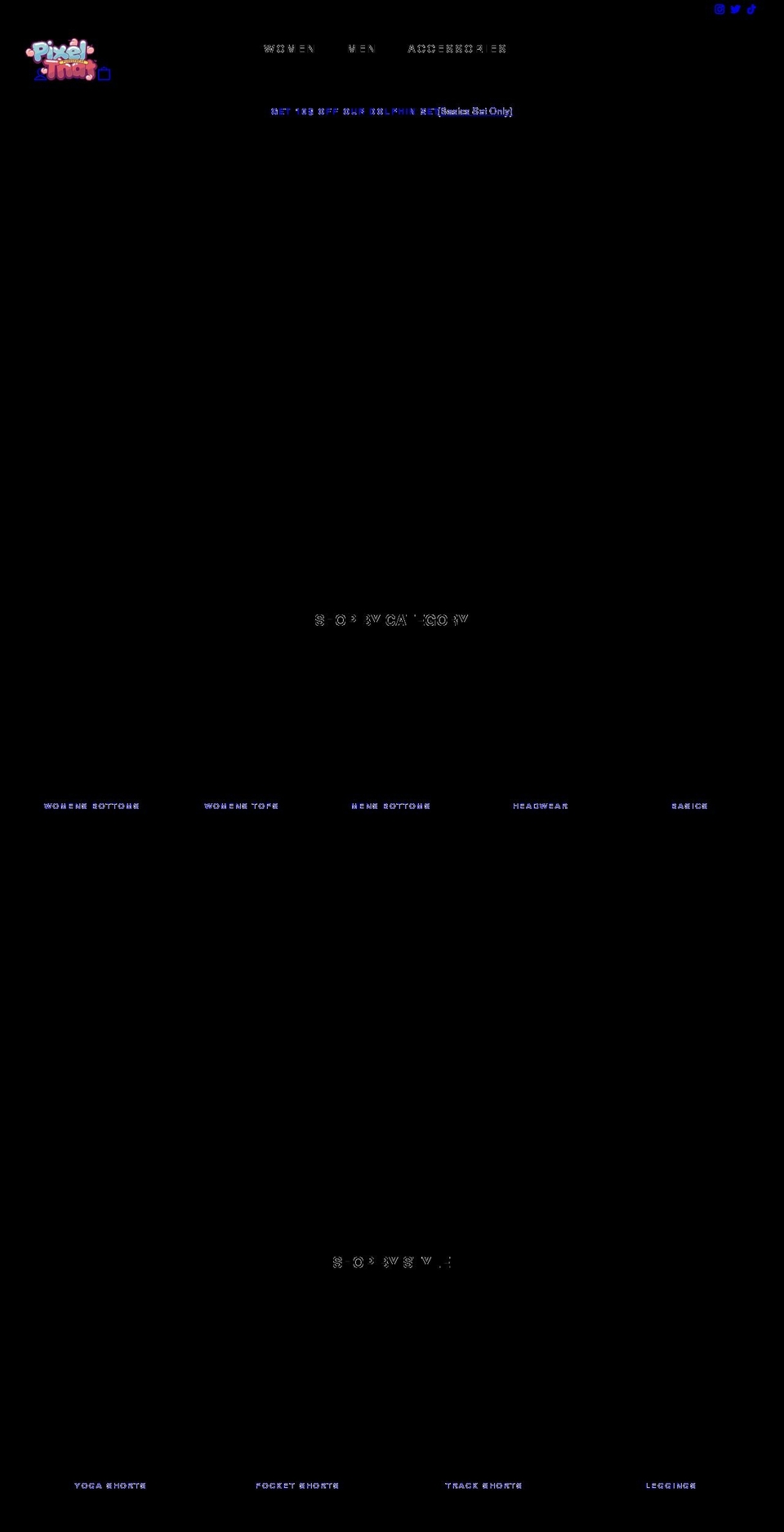 pixelthatshop.com shopify website screenshot