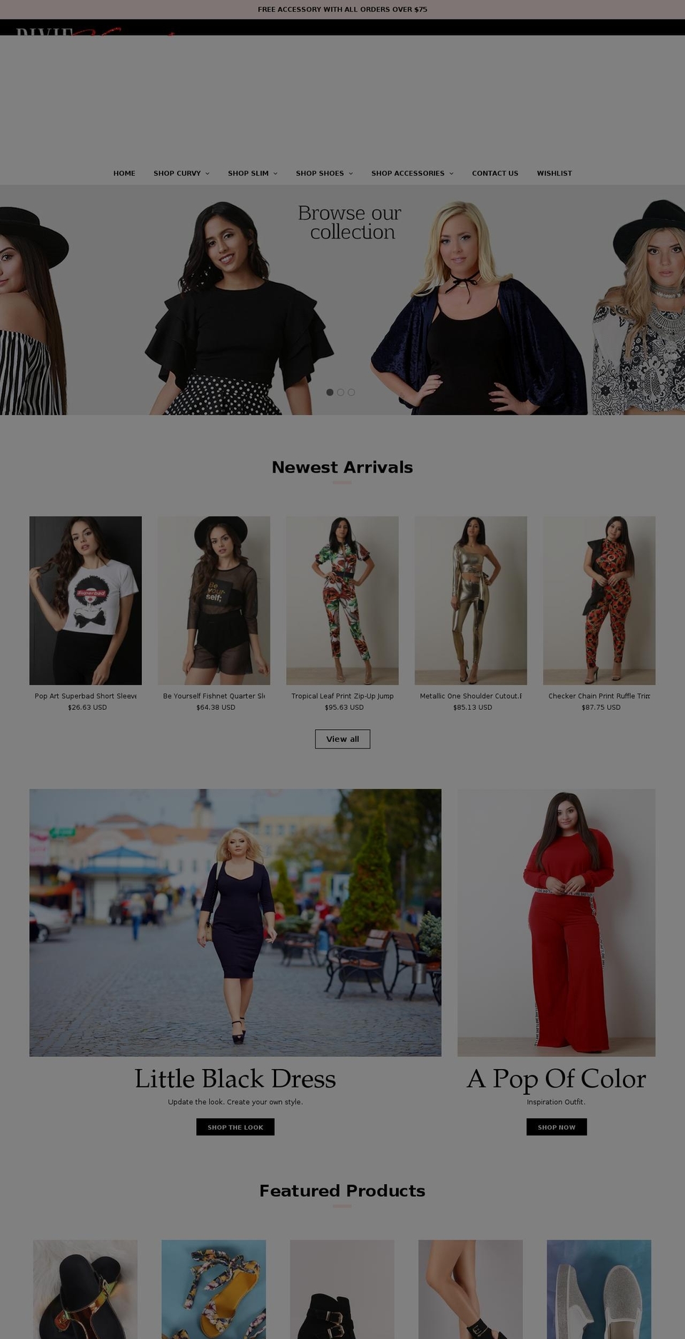 pixiekissed.com — Shopify storefront screenshot