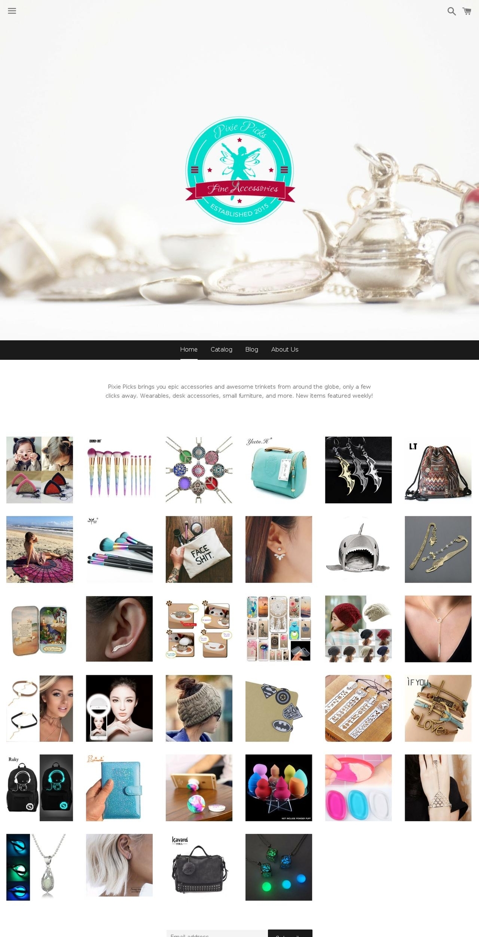 pixiepicks.com shopify website screenshot