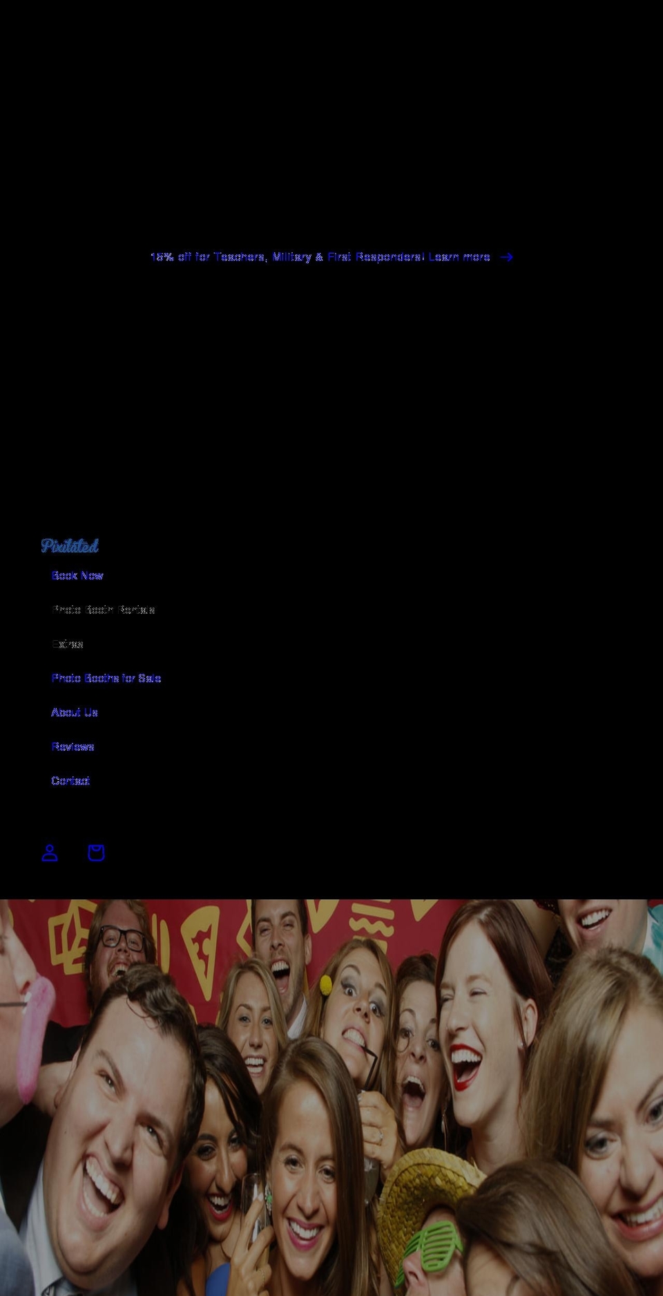 pixilated.com shopify website screenshot