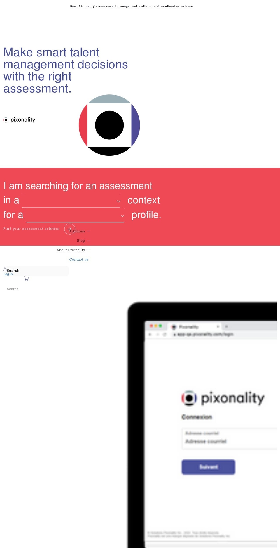 pixonality.com shopify website screenshot