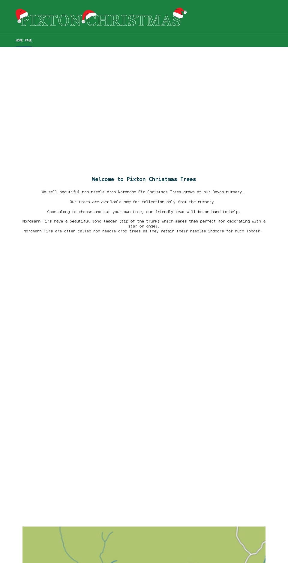 pixtonchristmas.co.uk shopify website screenshot