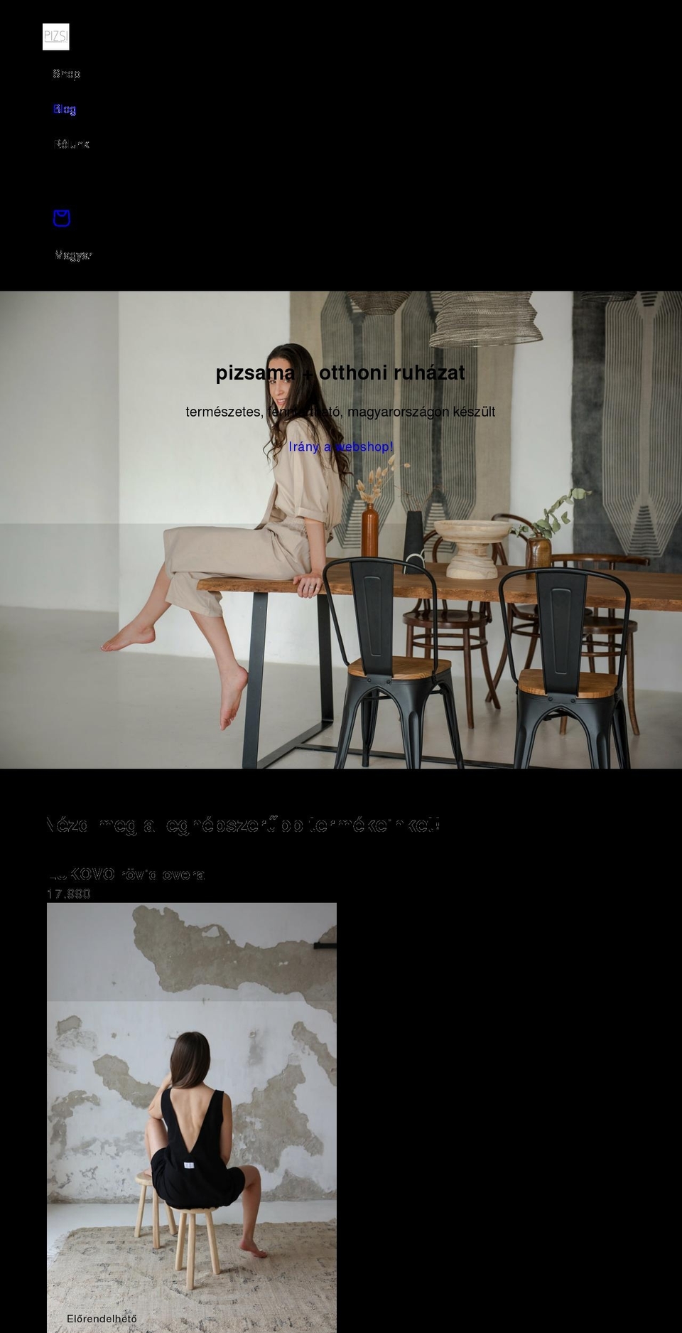 pizsistore.com — Shopify storefront screenshot