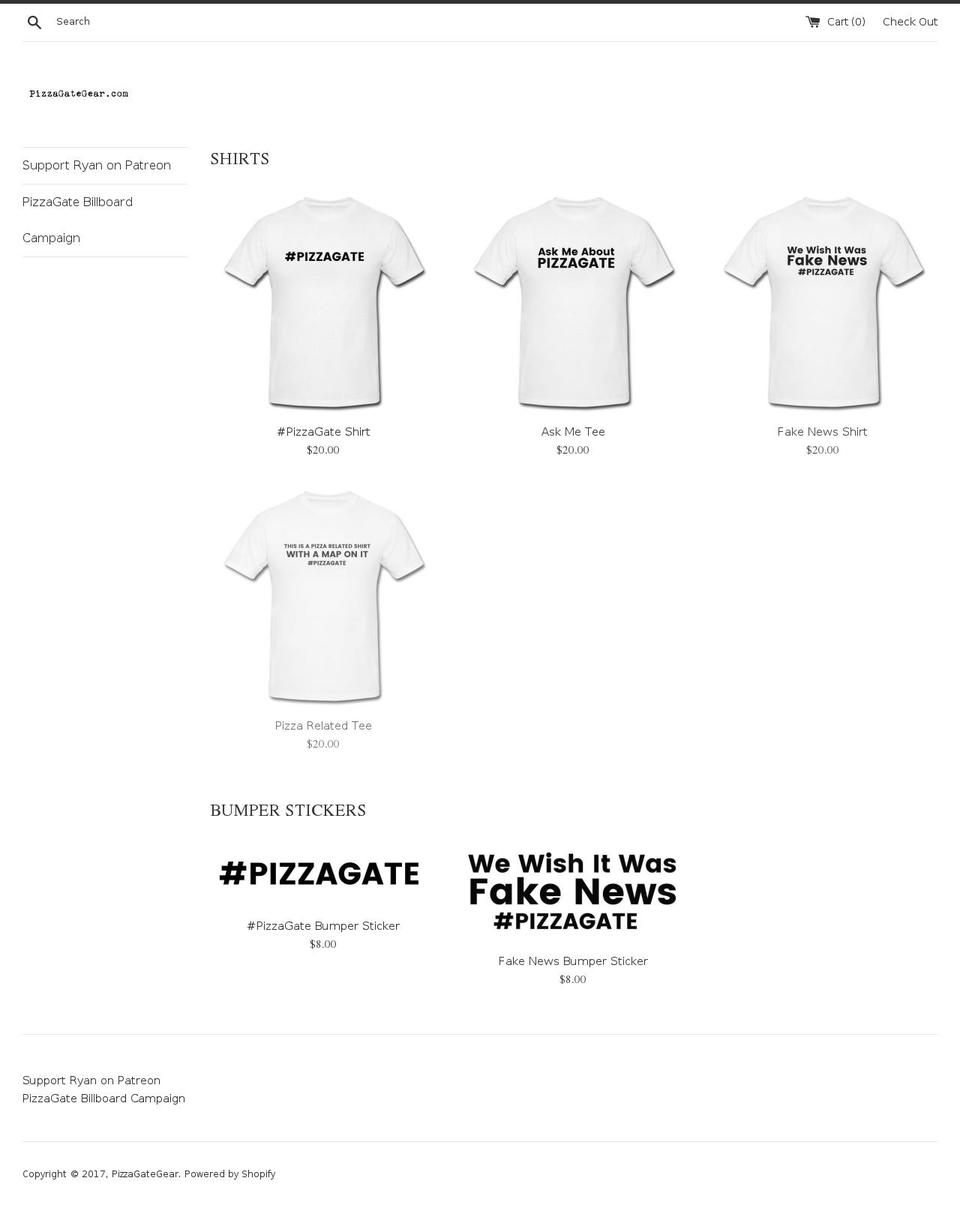 pizzagategear.com shopify website screenshot