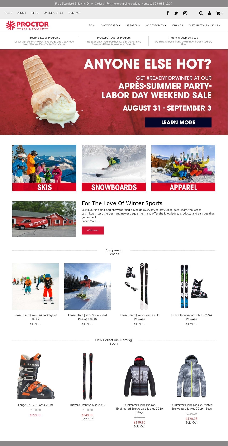 pjskis.com — Shopify storefront screenshot