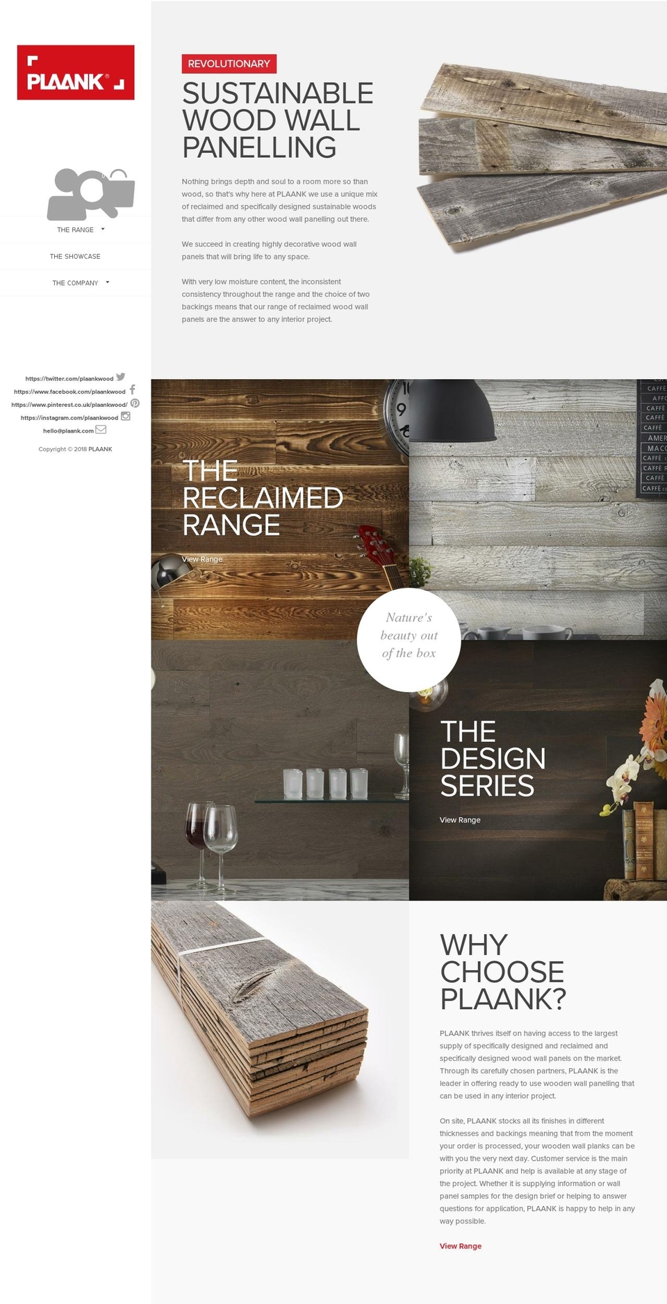 plaanks.com — Shopify storefront screenshot