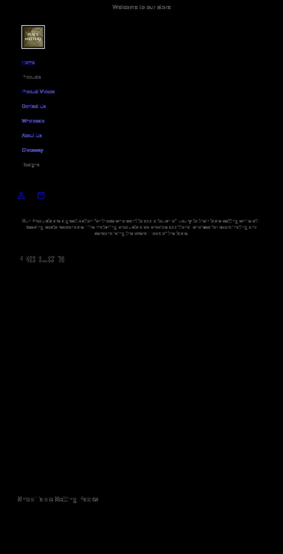 placematters.com.au shopify website screenshot