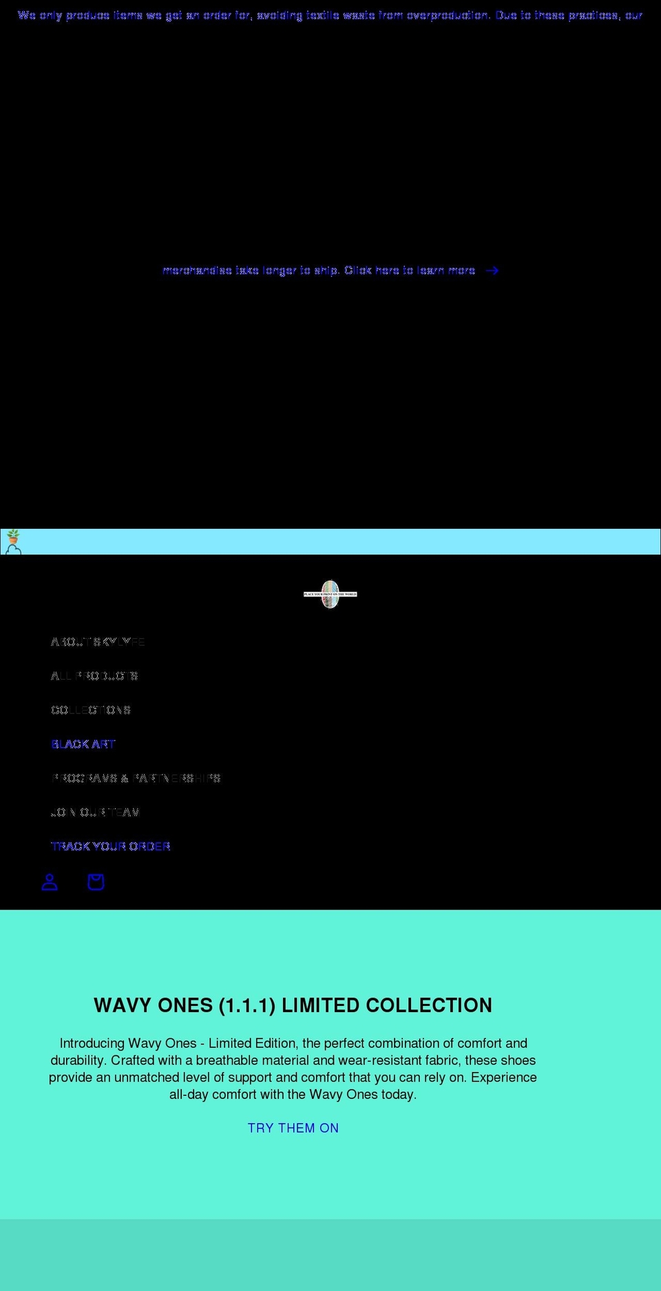 placeyourprintontheworld.com shopify website screenshot