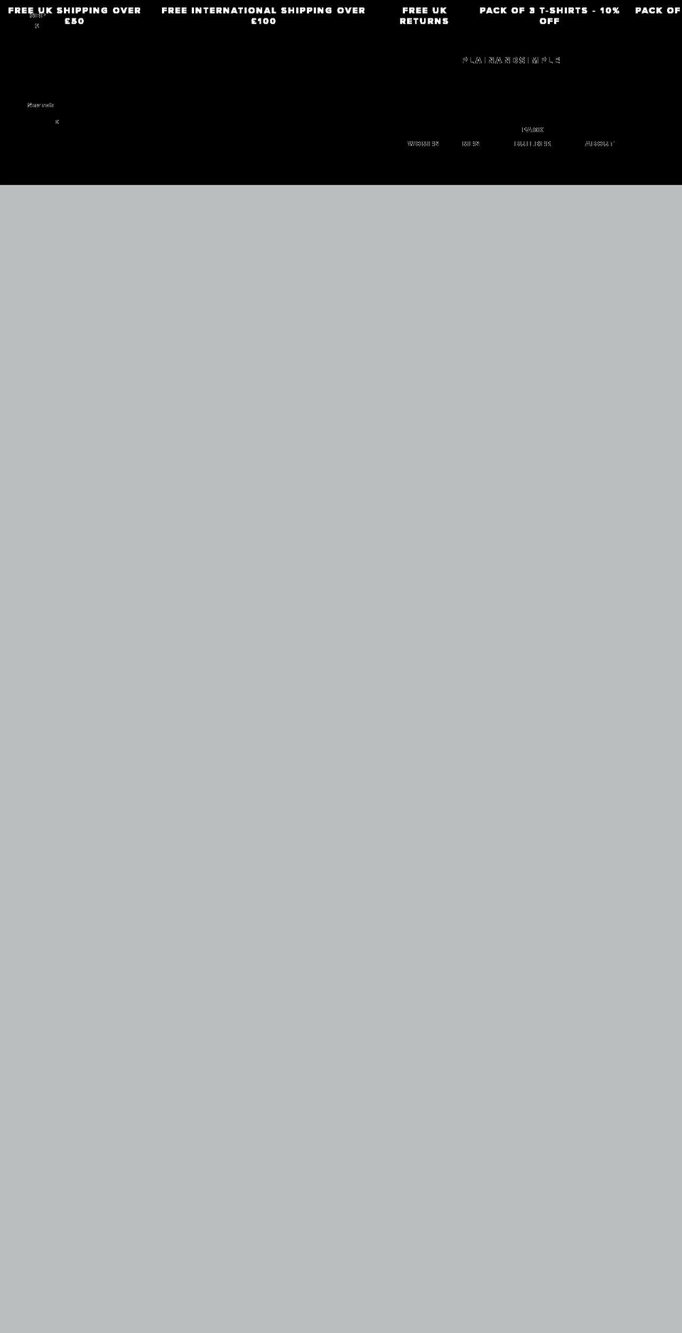 plainandsimple.com shopify website screenshot