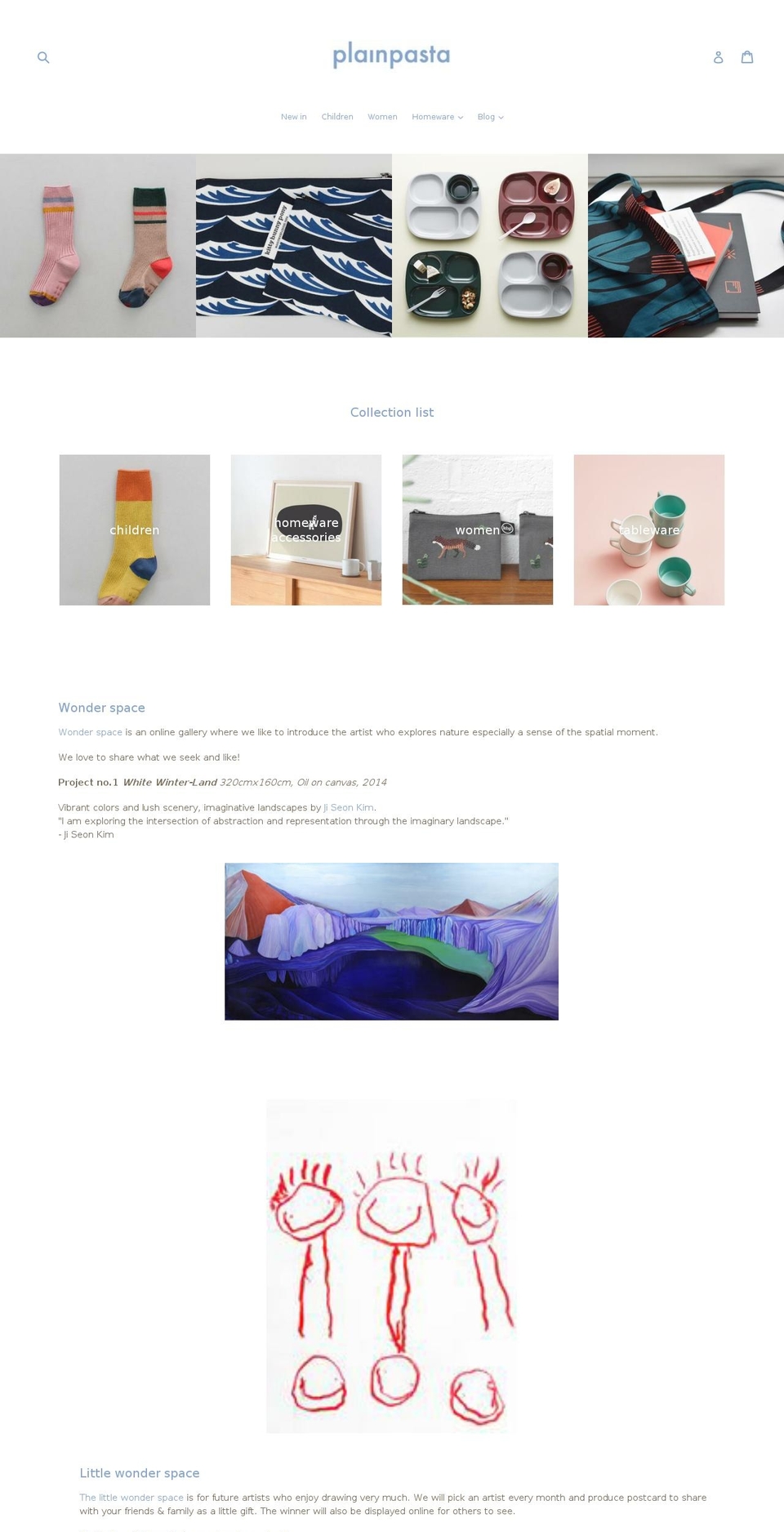 plainpasta.com — Shopify storefront screenshot