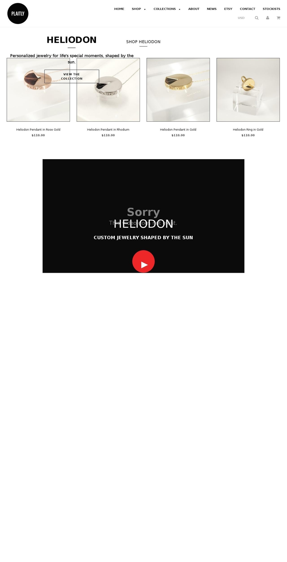 plaitly.com shopify website screenshot