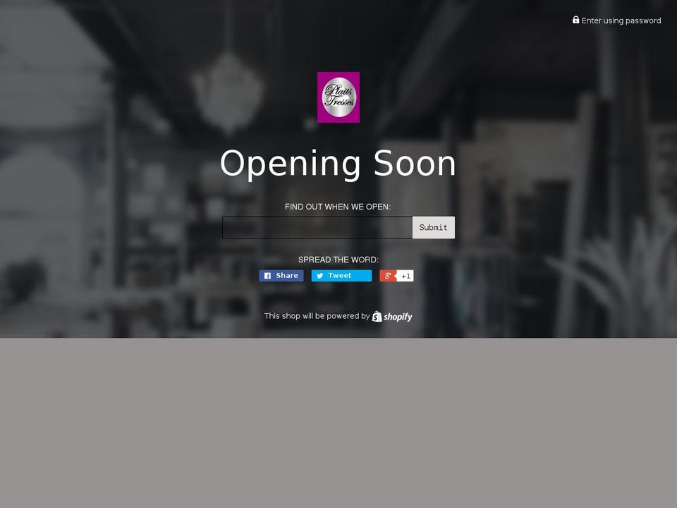 plaitsandtresses.com shopify website screenshot