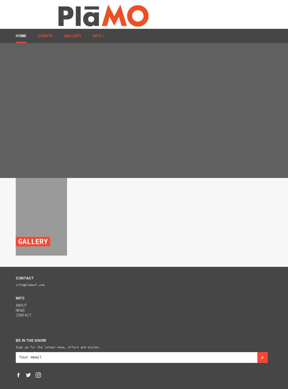 plamosf.com shopify website screenshot