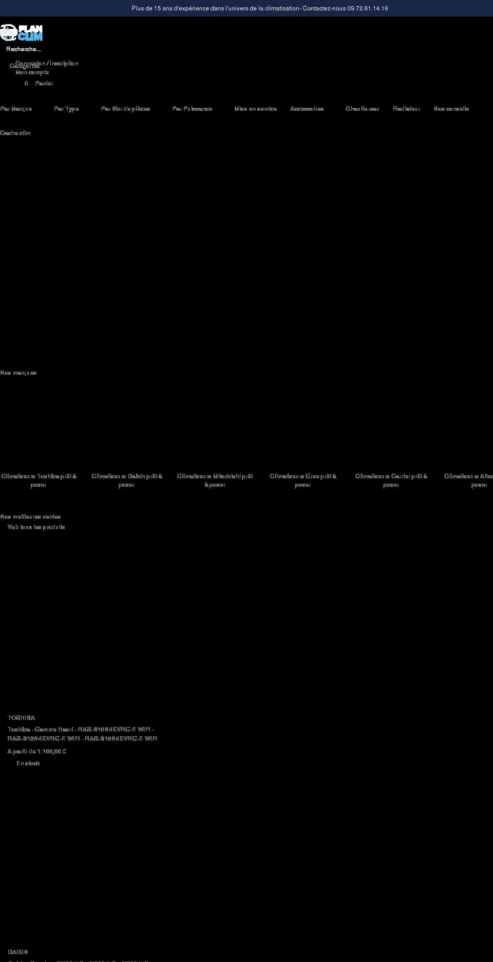 planclim.com shopify website screenshot