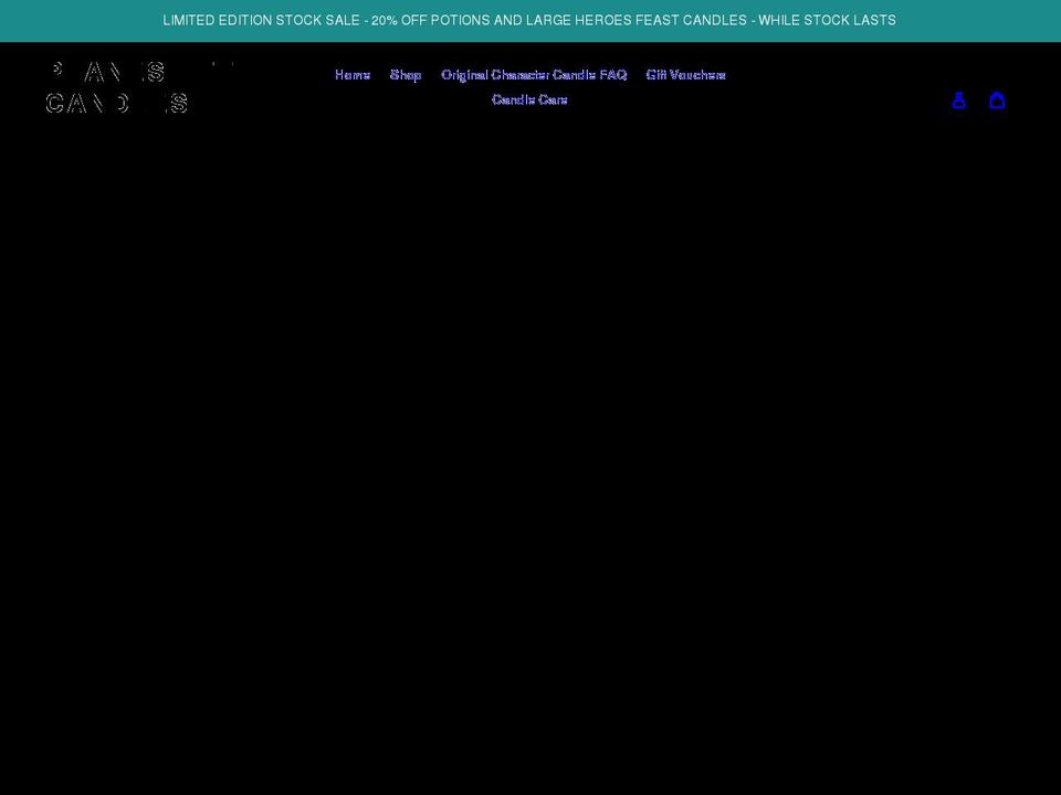 planeshiftcandles.com shopify website screenshot
