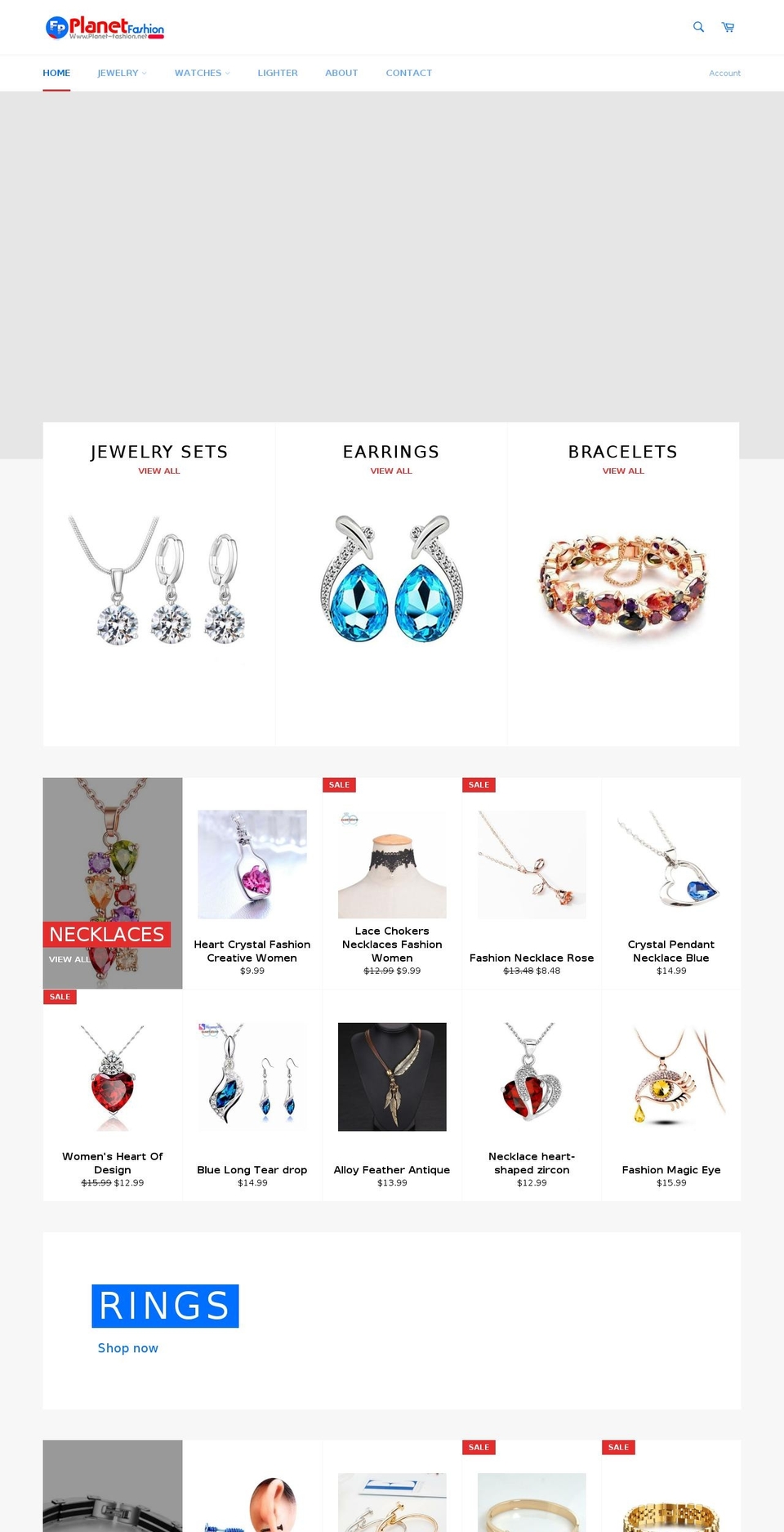 planet-fashion.net shopify website screenshot