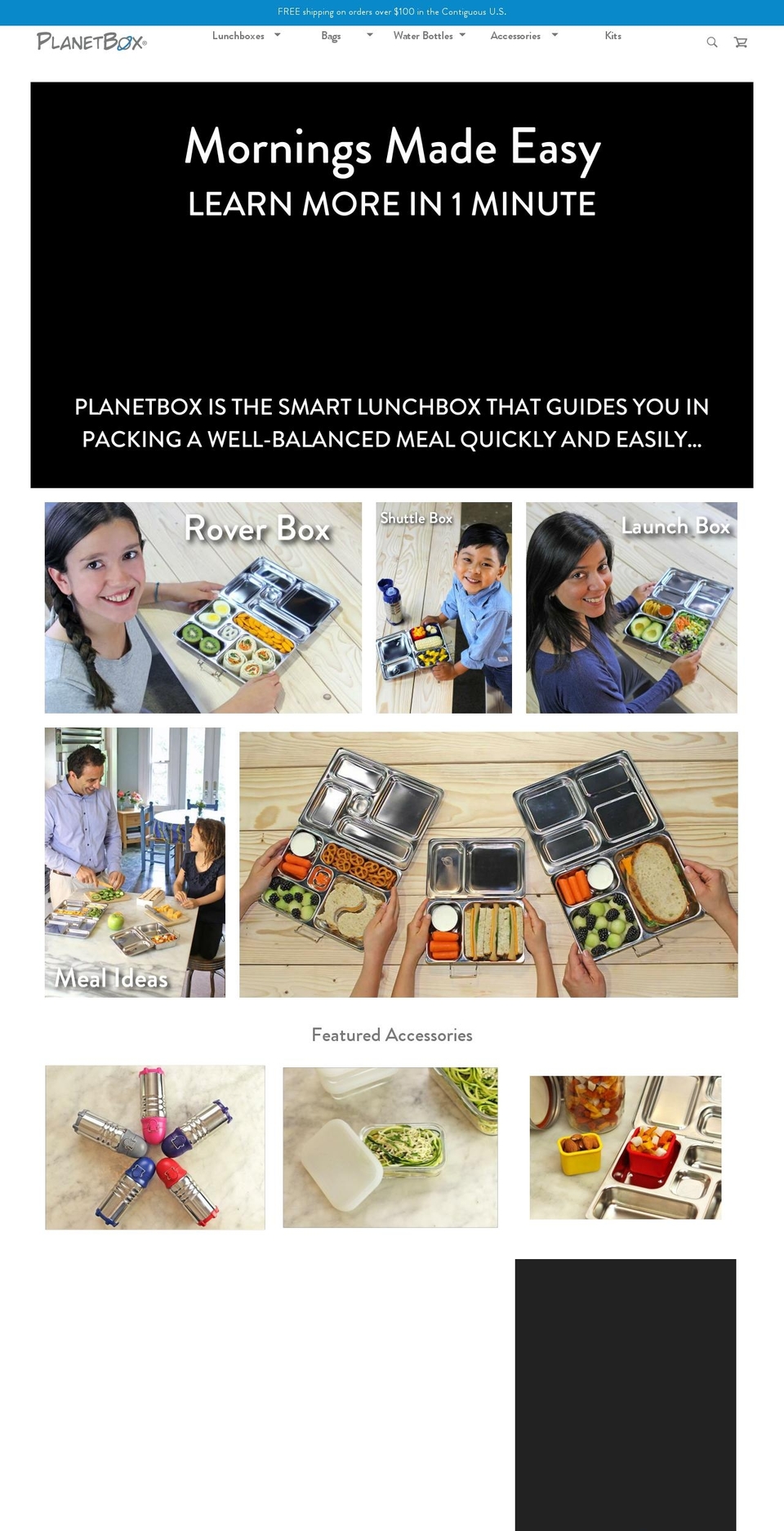 planetboxes.com shopify website screenshot