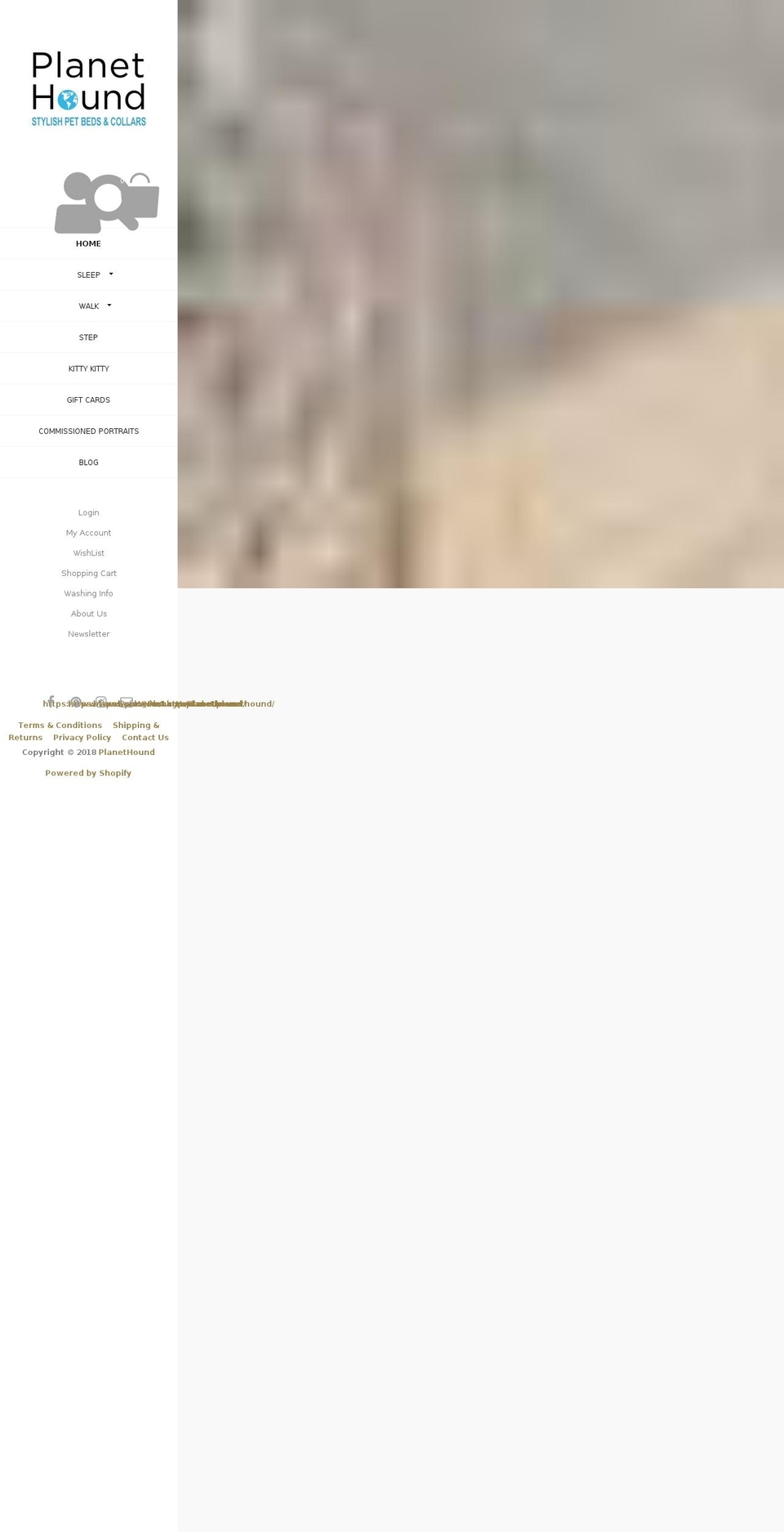 planethound.myshopify.com shopify website screenshot