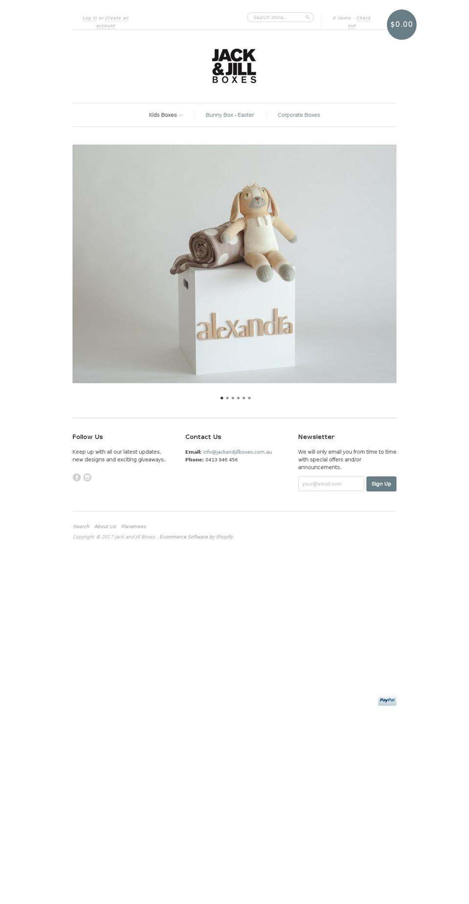 planetreemelbourne.com shopify website screenshot