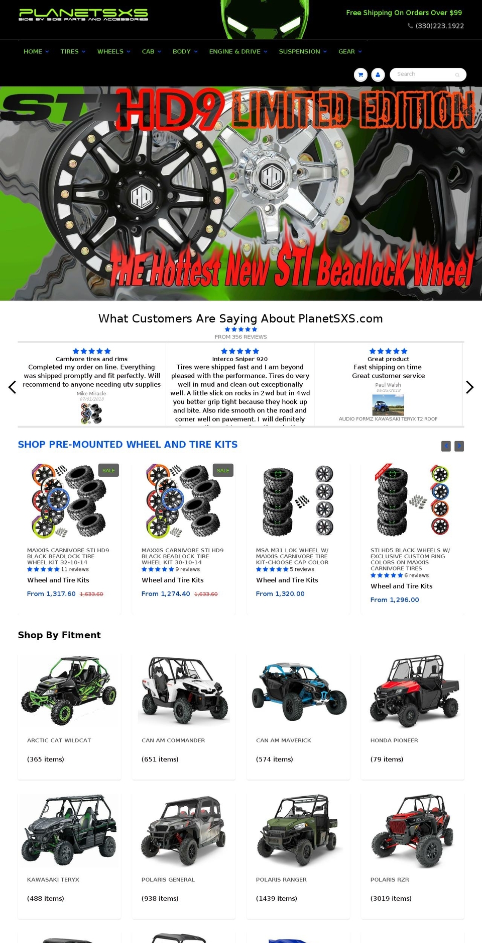 planetsxs.com shopify website screenshot