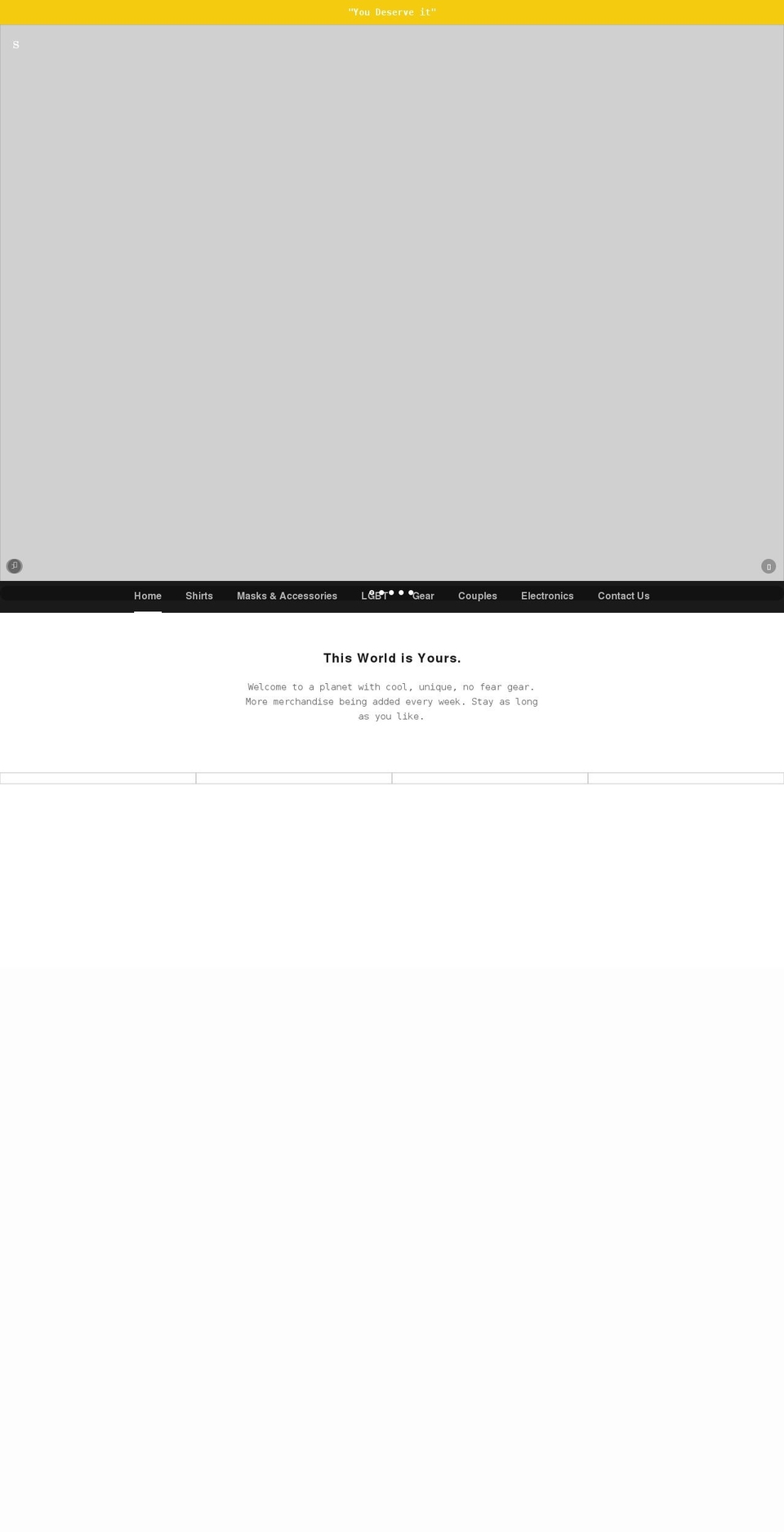 planetzworld.com shopify website screenshot