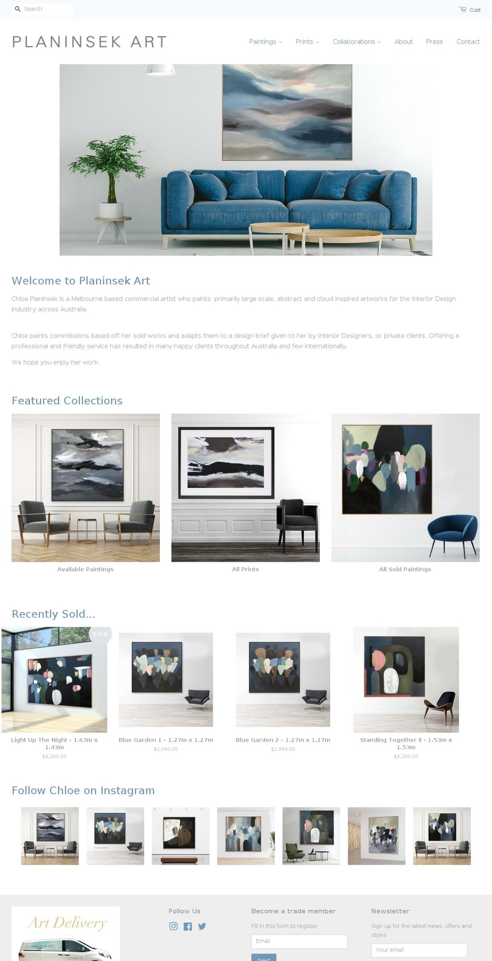 planinsekart.com.au shopify website screenshot