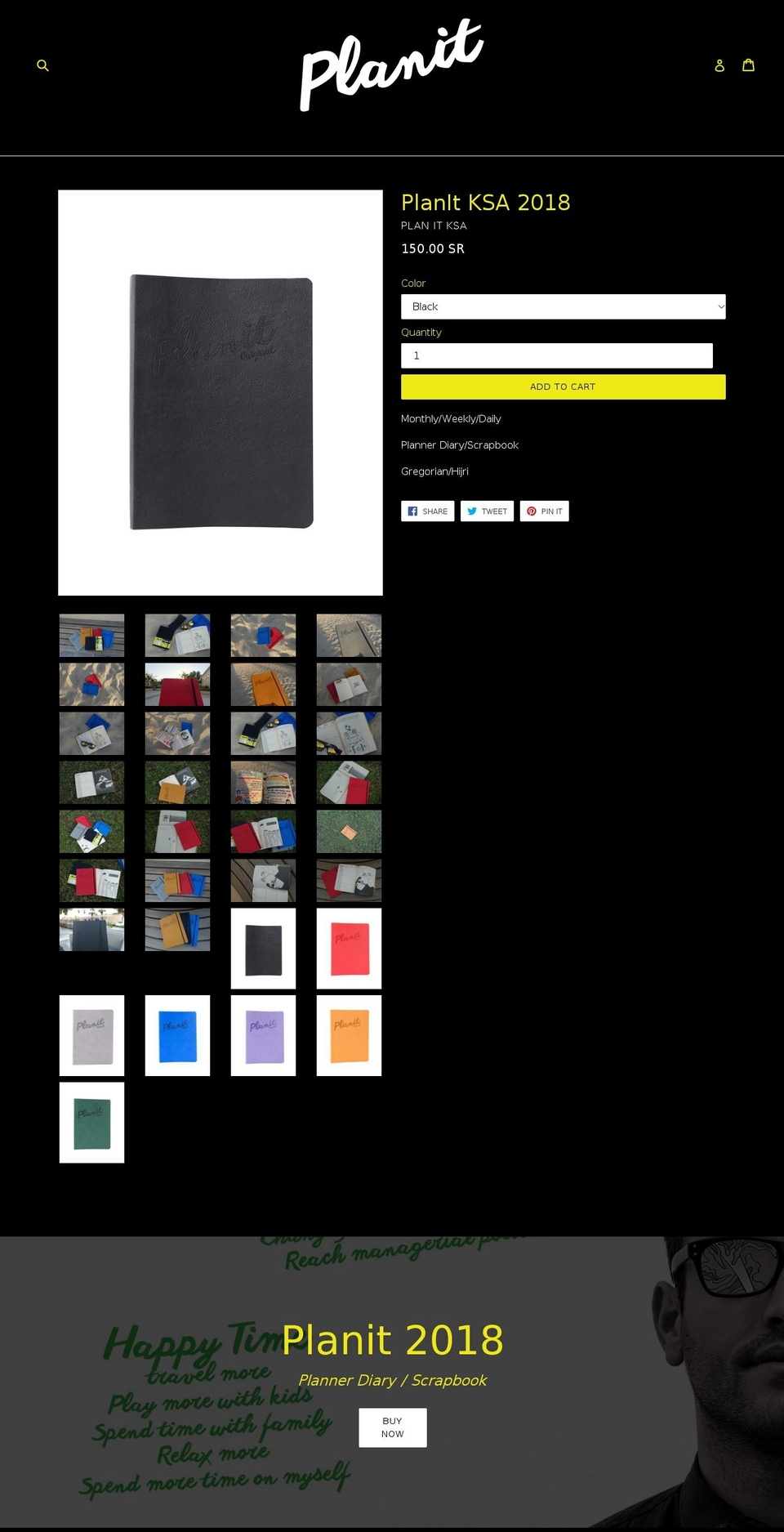 planitksa.com — Shopify storefront screenshot