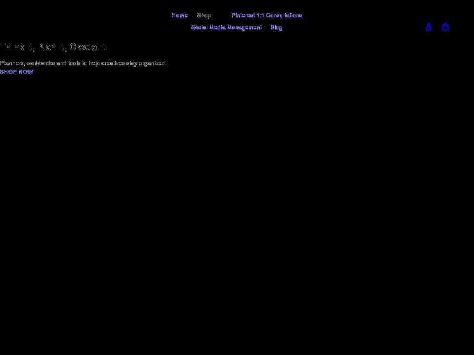 plannedcreative.com shopify website screenshot