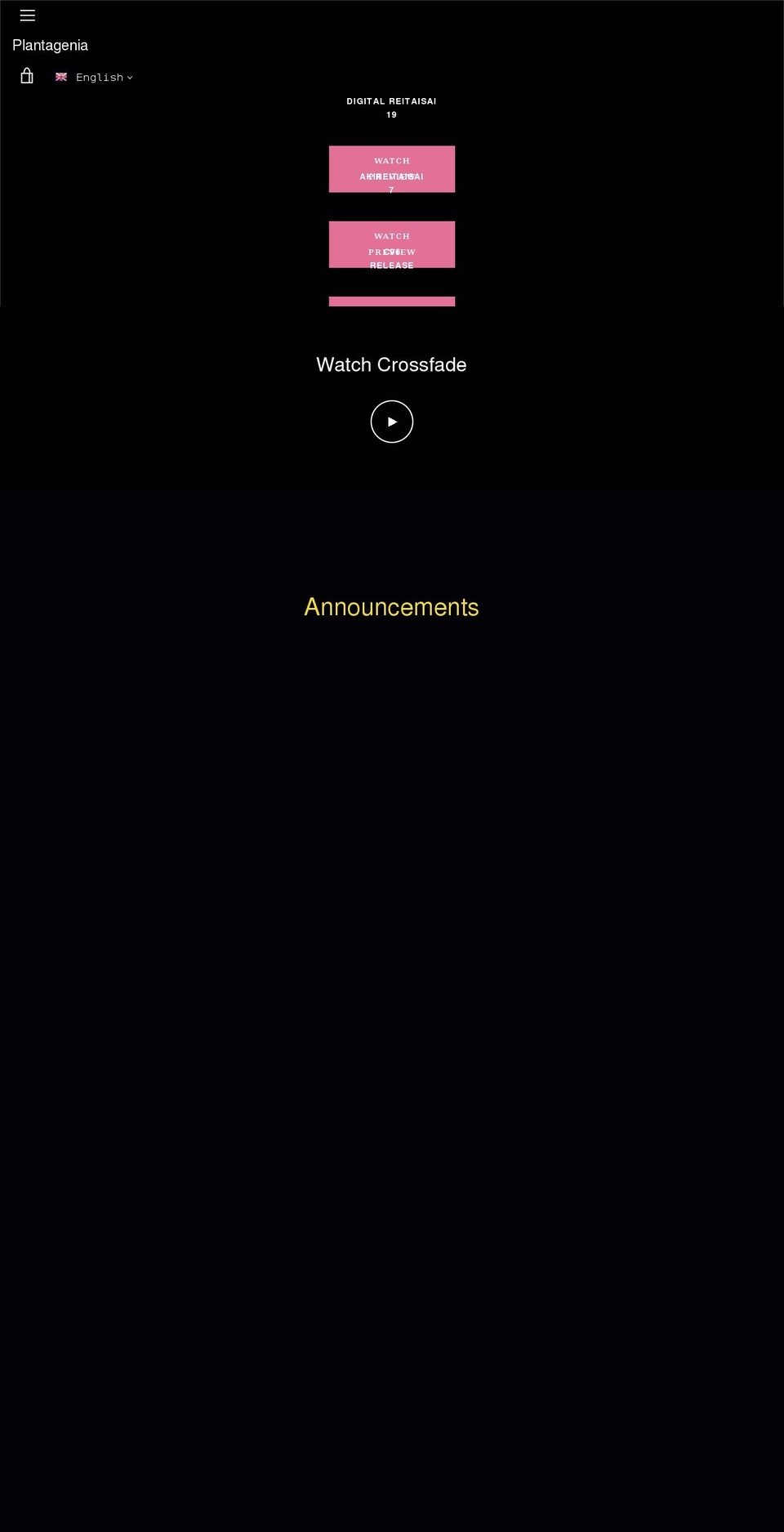 plantagenia.com — Shopify storefront screenshot