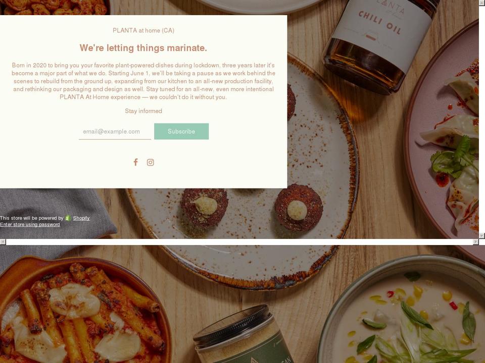 plantanationwide.ca shopify website screenshot