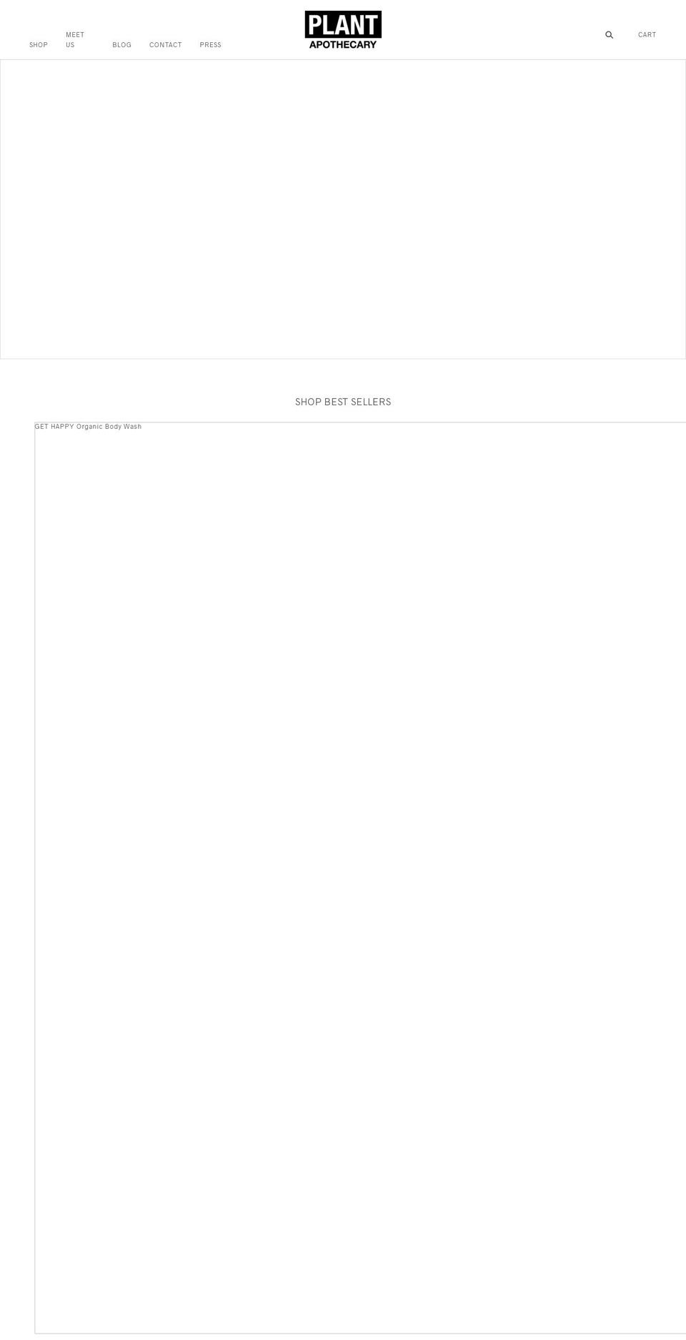 plantapothecary.com shopify website screenshot