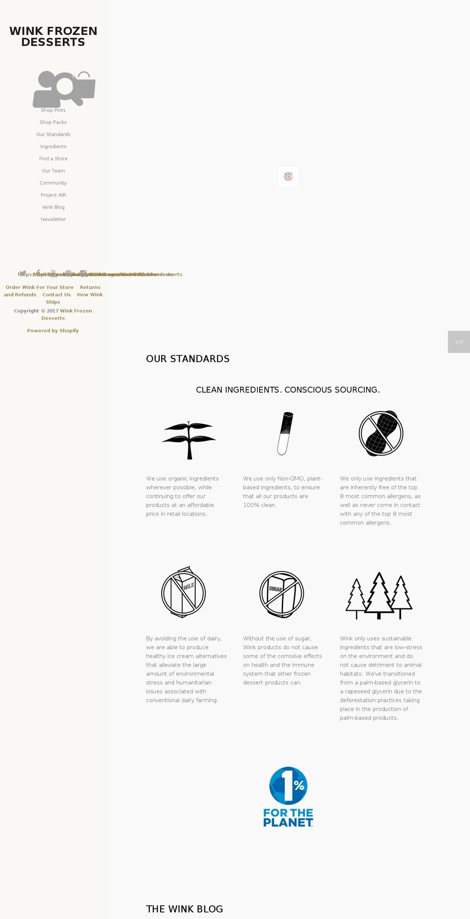 plantbasedicecream.com shopify website screenshot