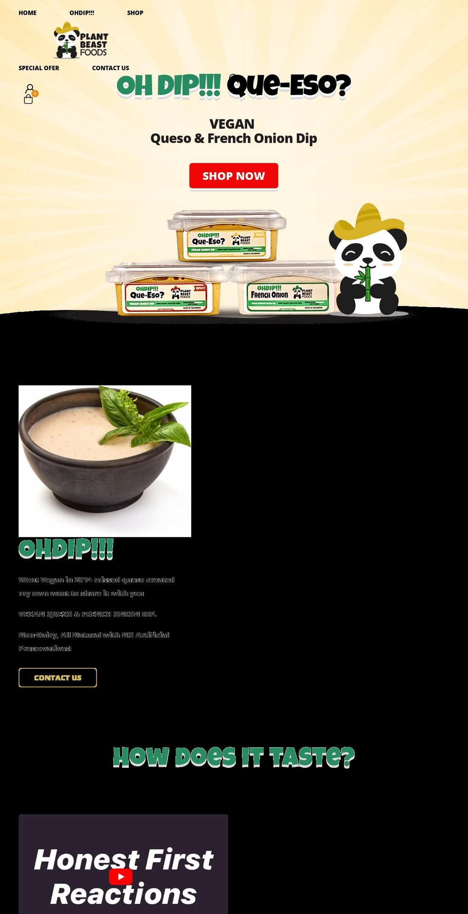 plantbeastfoods.com — Shopify storefront screenshot