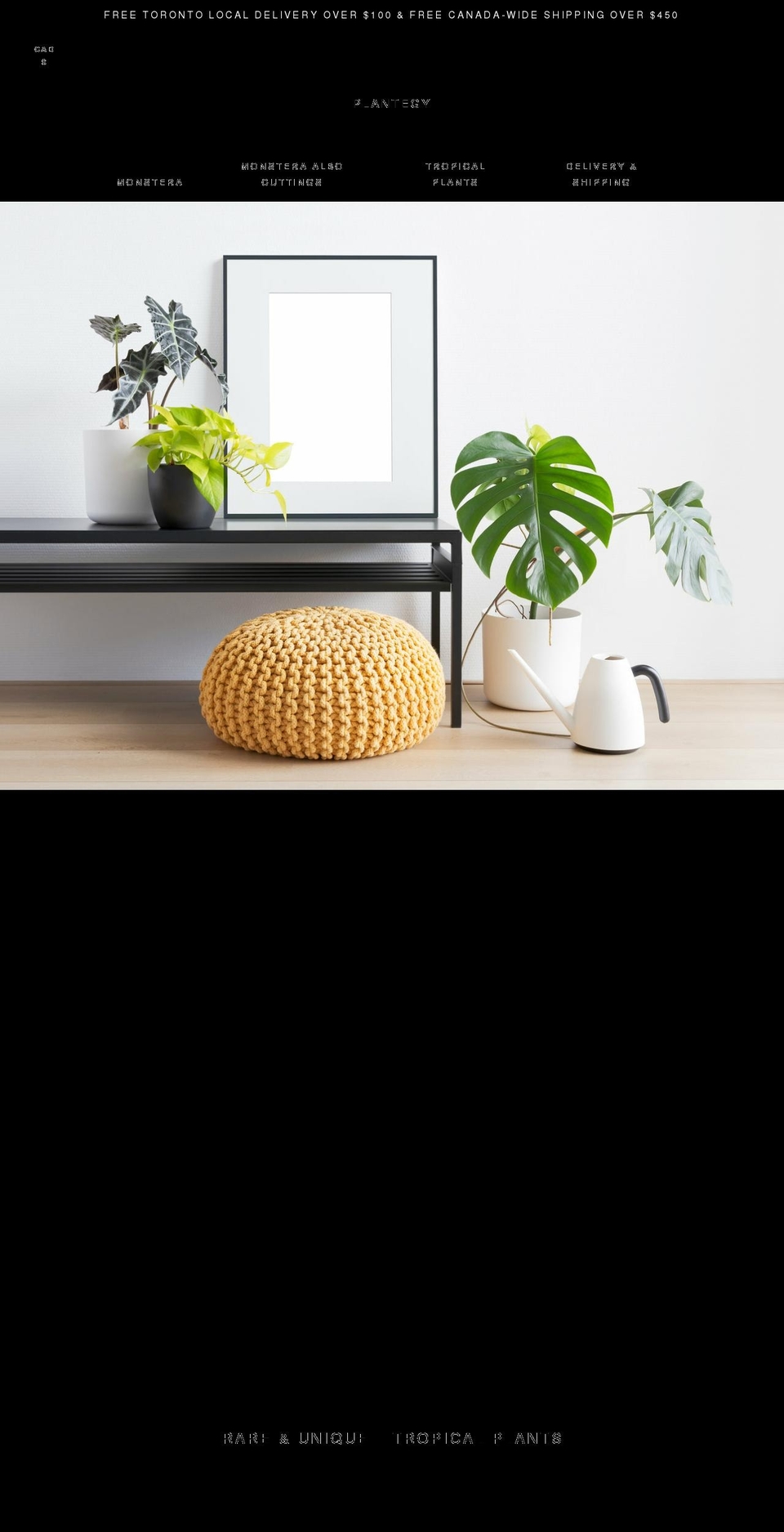plantegy.com shopify website screenshot