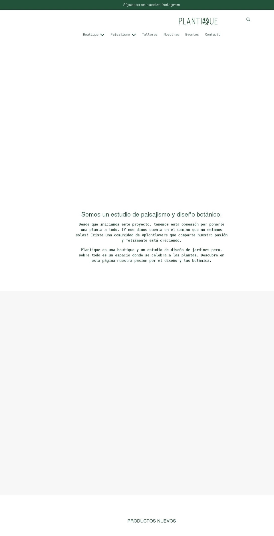 plantique.pe shopify website screenshot
