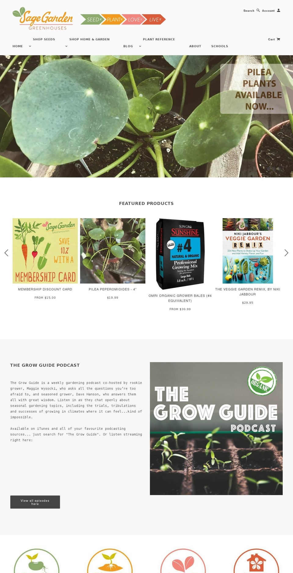 plantlovelive.com — Shopify storefront screenshot