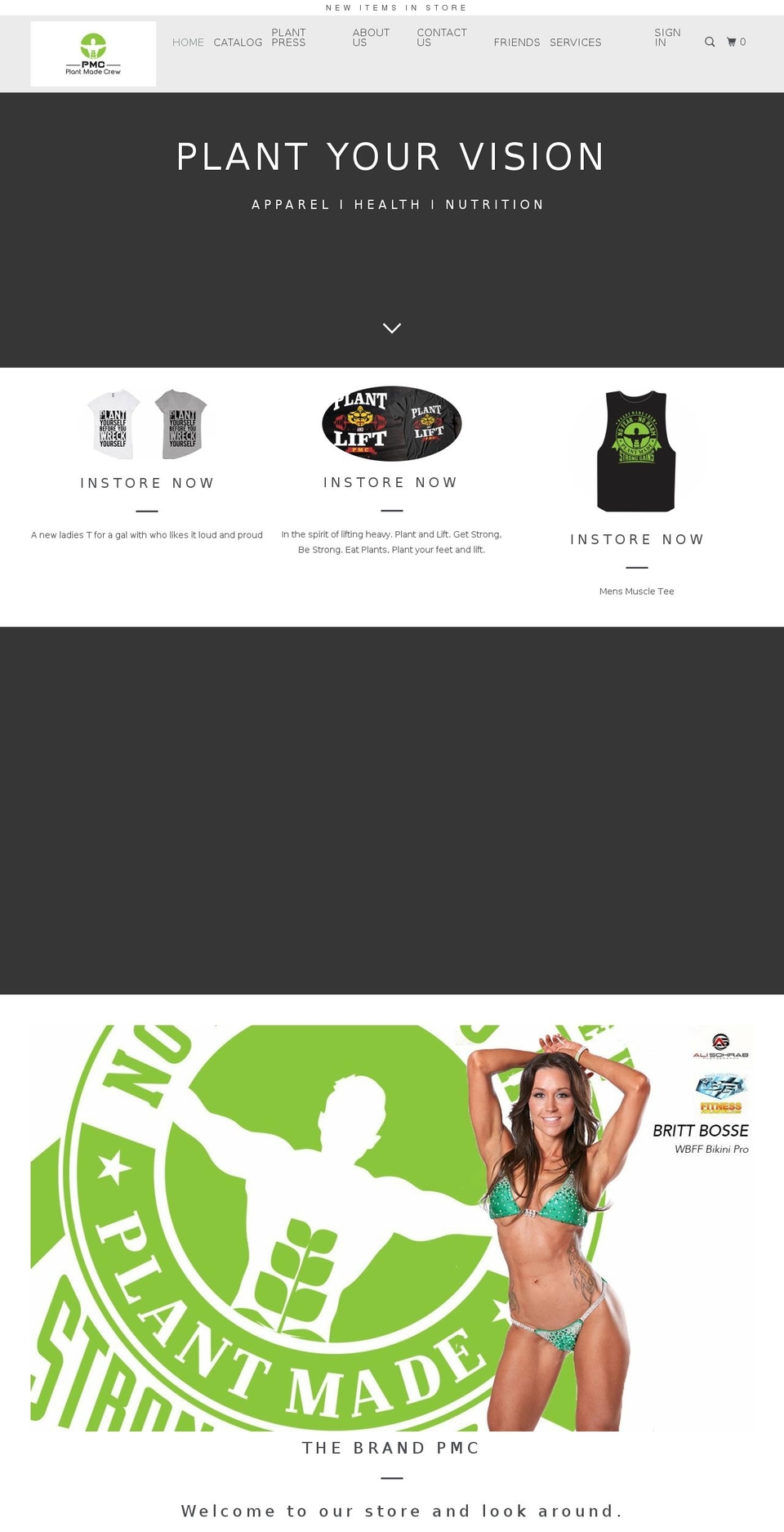 plantmadecrew.com — Shopify storefront screenshot