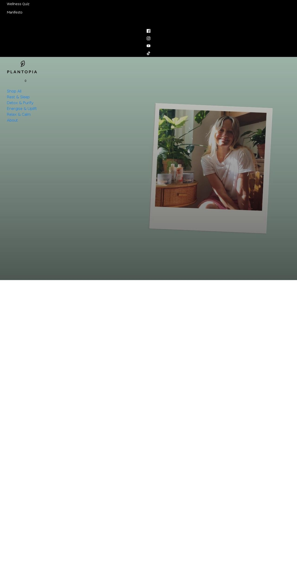 plantopialife.com shopify website screenshot