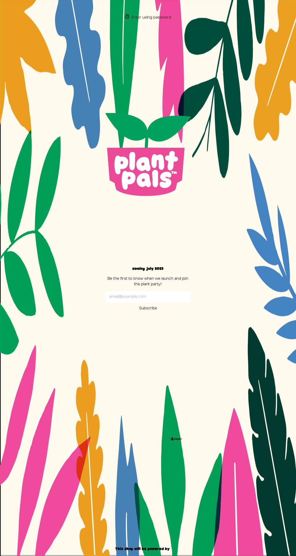 plantpals.com shopify website screenshot