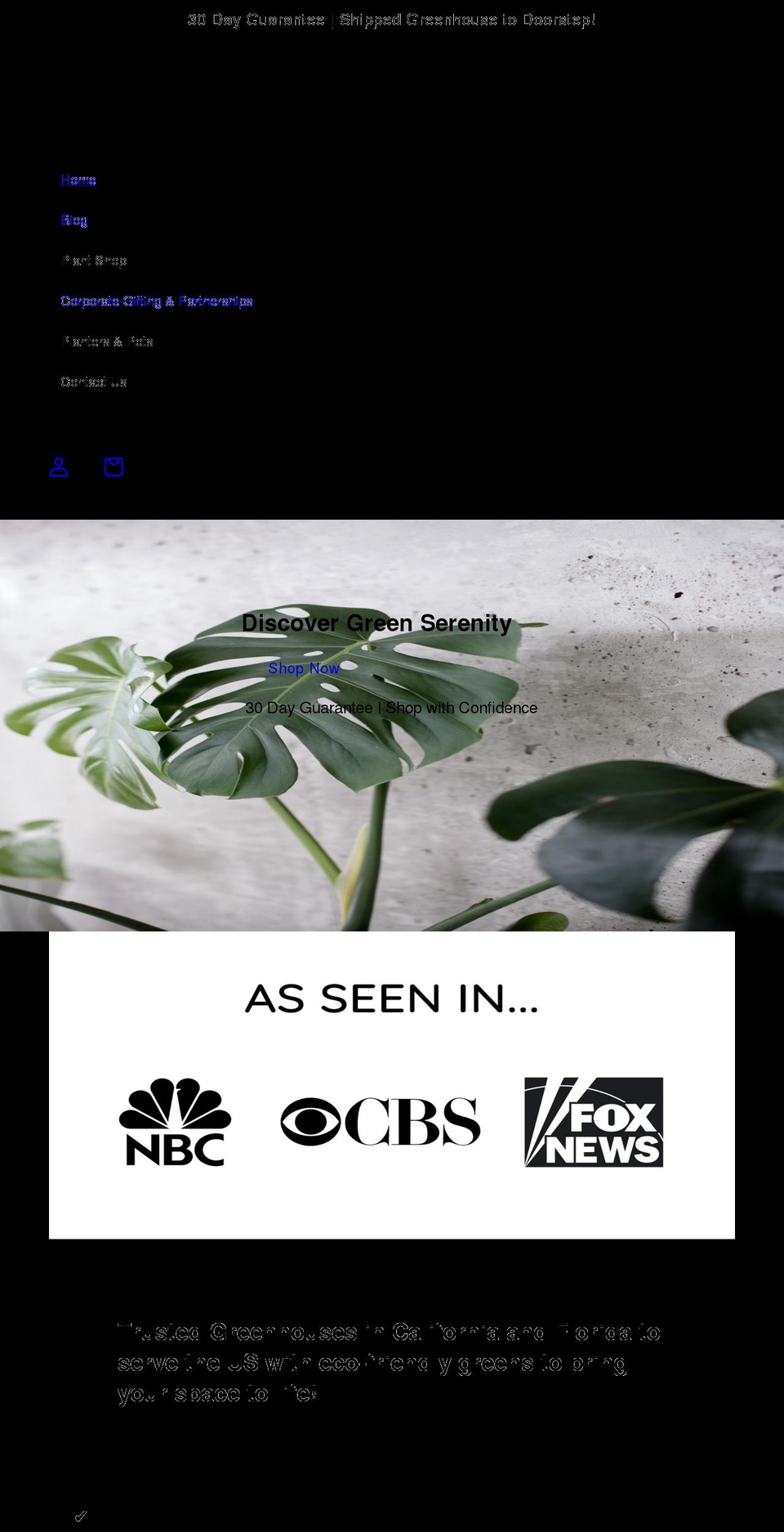 plantswagshop.com shopify website screenshot