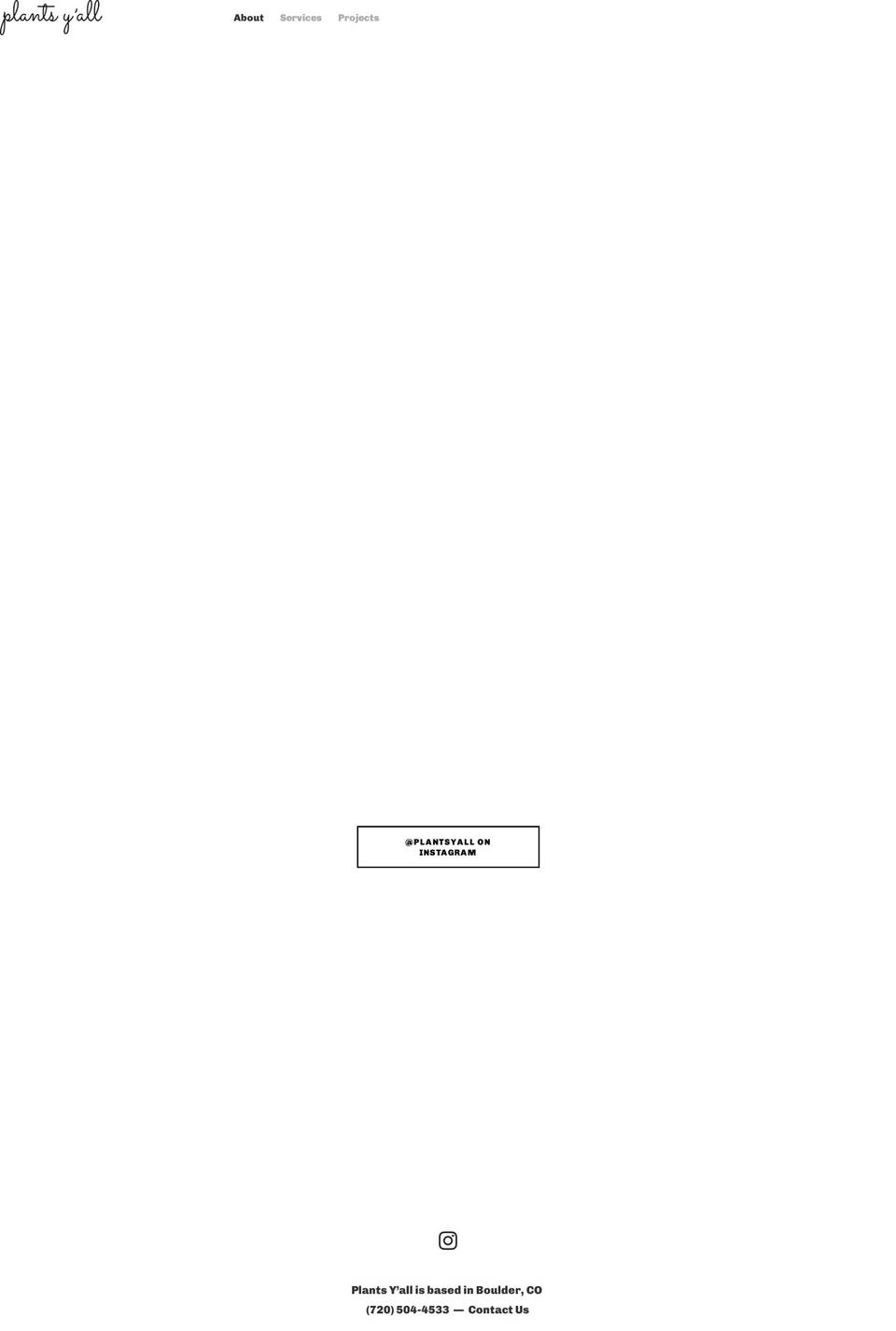 plantsyall.com — Shopify storefront screenshot