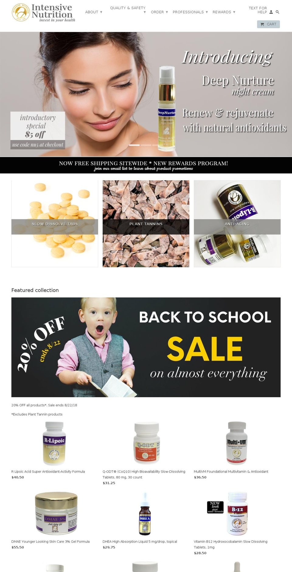 planttannin.com — Shopify storefront screenshot