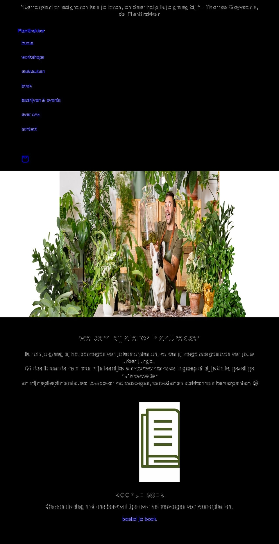 planttrekker.com shopify website screenshot